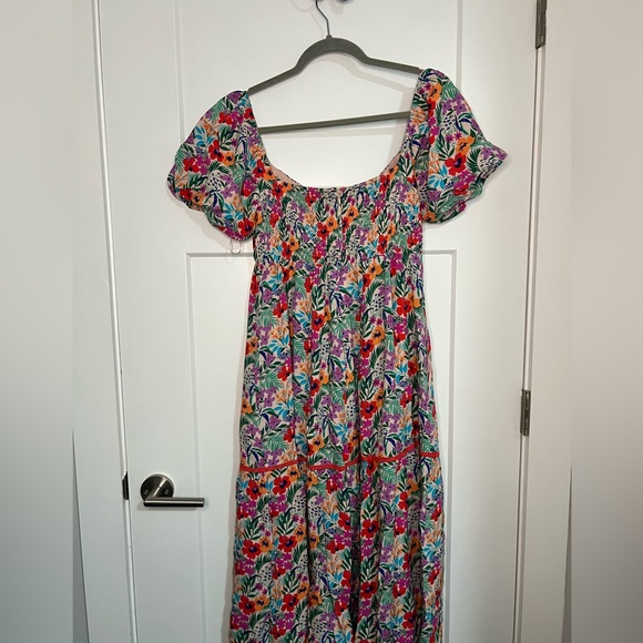 Lost + Wander All Summer Long Floral Tiered Dress Midi - Picture 6 of 9